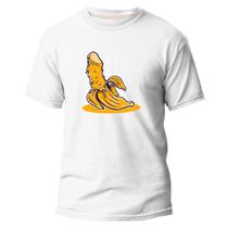 Camiseta Algodão Premium Estampa Digital Banana Presente