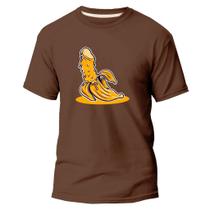 Camiseta Algodão Premium Estampa Digital Banana Presente