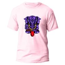 Camiseta Algodão Premium Estampa Digital Elefante Ganesha