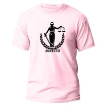 Camiseta Algodão Premium Estampa Digital Faculdade Direitos