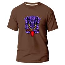 Camiseta Algodão Premium Estampa Digital Ganesha Elefante