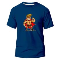 Camiseta Algodão Premium Estampa Digital Hercules Fortão