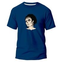 Camiseta Algodão Premium Estampa Digital Moça La Catrina DTF