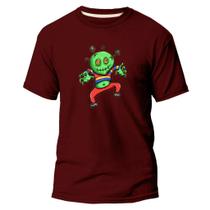 Camiseta Algodão Premium Estampa Digital Monstro com Doce