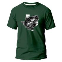Camiseta Algodão Premium Estampa Digital Peixe Pescador Dtf