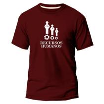 Camiseta Algodão Premium Estampa Digital Recursos Humanos