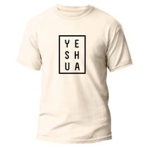 Camiseta Algodão Premium Estampa Digital Yeshua Jesus Cristo