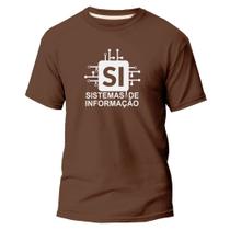 Camiseta Algodão Premium Estampa DTF Sistema da Informação