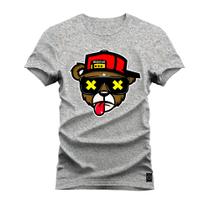 Camiseta Algodão Premium T-Shirt Boné Bolado 3.0