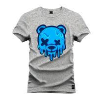 Camiseta Algodão Premium T-Shirt Cara Derretida