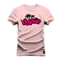 Camiseta Algodão Premium T-Shirt Coqueiro California - Nexstar