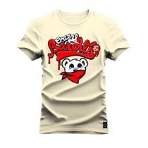 Camiseta Algodão Premium T-Shirt Crazze