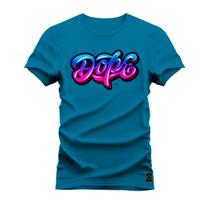 Camiseta Algodão Premium T-Shirt Dope