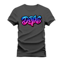 Camiseta Algodão Premium T-Shirt Dope