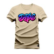 Camiseta Algodão Premium T-Shirt Dope