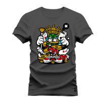 Camiseta Algodão Premium T-Shirt Fichas Rolando