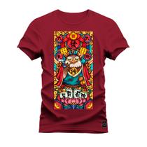 Camiseta Algodão Premium T-Shirt Mandala Coruja