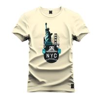 Camiseta Algodão Premium T-Shirt Nyc Street