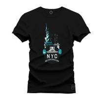 Camiseta Algodão Premium T-Shirt Nyc Street