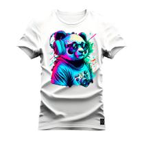 Camiseta Algodão Premium T-Shirt Panda Show