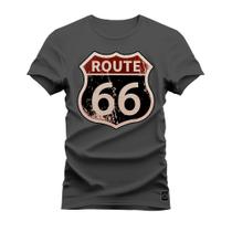 Camiseta Algodão Premium T-Shirt Route Placa