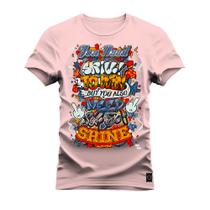 Camiseta Algodão Premium T-Shirt Skill To Win