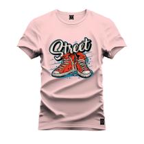 Camiseta Algodão Premium T-Shirt Street Tenis