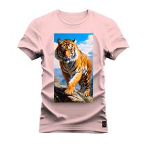 Camiseta Algodão Premium T-Shirt Tigrão