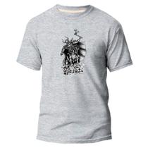 Camiseta Algodão Premium Unissex Estampa Digital Guerreiro