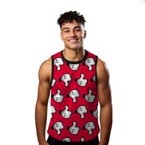 Camiseta Algodão Regata Verão Estilo Moda Praia Mão Joinha Cartoon Mickey 620 Camiseta Algodão Regata Verão Estilo Moda Praia Mão Joinha Cartoon Mickey 620