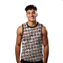 Camiseta Algodão Regata Verão Estilo Moda Praia Personagens Cartoon Anime 265