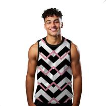 Camiseta Algodão Regata Verão Estilo Moda Praia Zig Zag Cartoon Arte 584 Camiseta Algodão Regata Verão Estilo Moda Praia Zig Zag Cartoon Arte 584