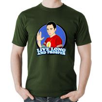 Camiseta Algodão Sheldon Spock - Foca na Moda