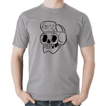 Camiseta Algodão Skull Skeleton - Foca na Moda