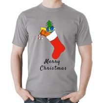 Camiseta Algodão Socket Merry Christmas - Foca na Moda