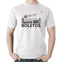 Camiseta Algodão Stop the Count Boletos - Foca na Moda