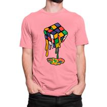 Camiseta Algodão T-Shirt Estampada Cubo Magico - MECCA