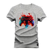 Camiseta Algodão T-Shirt Premium Estampada Control Fire