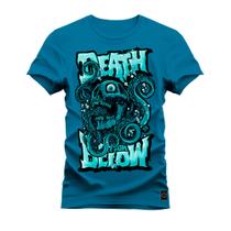 Camiseta Algodão T-Shirt Premium Estampada Death Dow