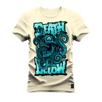 Camiseta Algodão T-Shirt Premium Estampada Death Dow - Nexstar