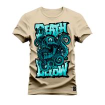 Camiseta Algodão T-Shirt Premium Estampada Death Dow