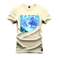 Camiseta Algodão T-Shirt Premium Estampada Earth Terra - Nexstar