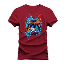 Camiseta Algodão T-Shirt Premium Estampada Game Port