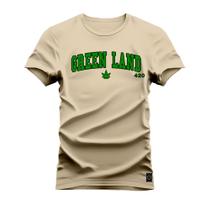 Camiseta Algodão T-Shirt Premium Estampada Green Land - Nexstar