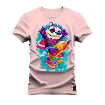 Camiseta Algodão T-Shirt Premium Estampada Lapis Surf