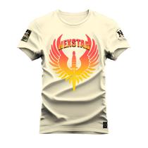 Camiseta Algodão T-Shirt Premium Estampada Nexstar Brasão