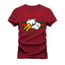 Camiseta Algodão T-Shirt Premium Estampada Nexstar Mãos