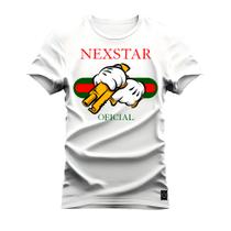 Camiseta Algodão T-Shirt Premium Estampada Nexstar Mãos