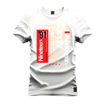 Camiseta Algodão T-Shirt Premium Estampada NineTeean