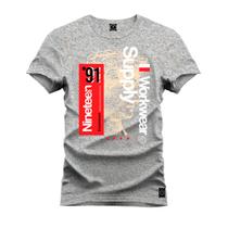 Camiseta Algodão T-Shirt Premium Estampada NineTeean